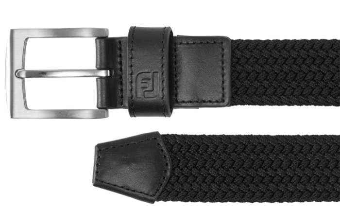 FootJoy Braided Golf Belt - Black