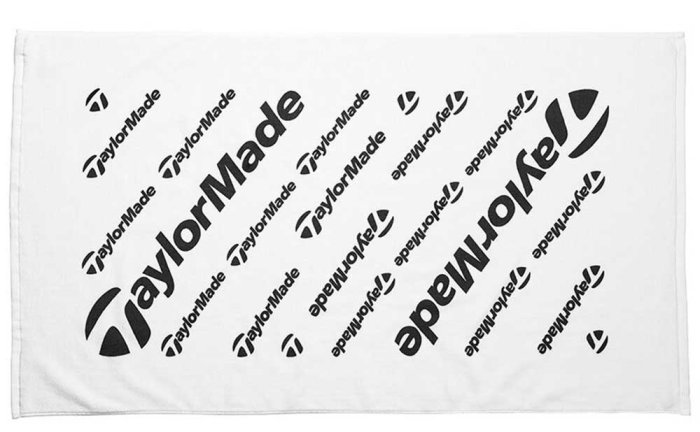 TaylorMade Tour Towel - White 
