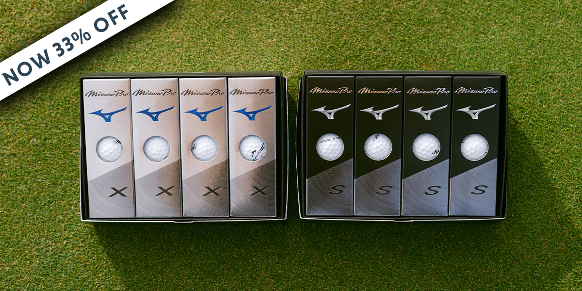Mizuno Pro Golf Balls, three dozen for the price of two