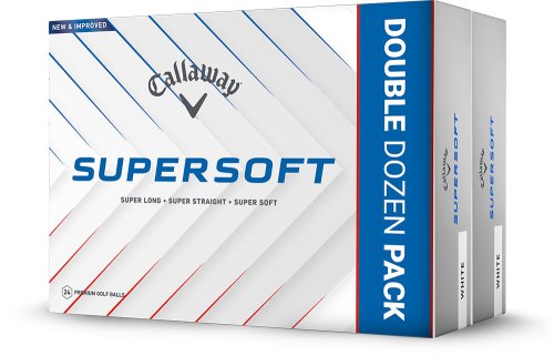 Callaway Supersoft Double Dozen Golf Balls - White