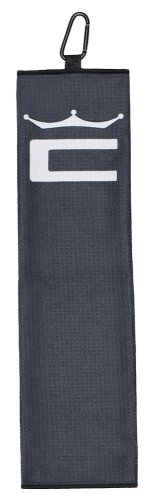 Cobra Tri-Fold Golf Towel - Black