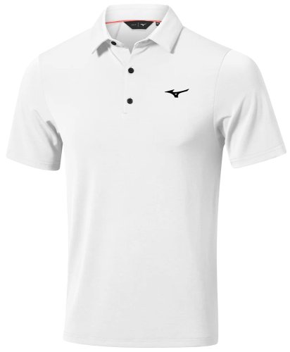 Mizuno Atlas Golf Polo Shirt - White