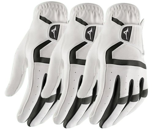Mizuno MX Golf Glove - White (3 Pack)