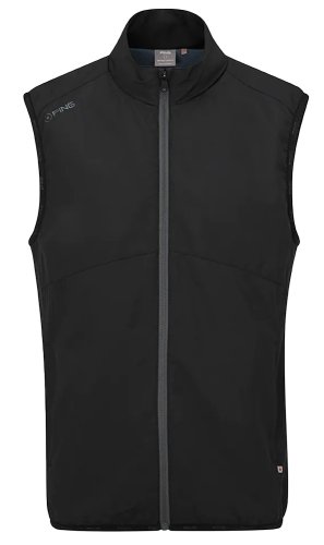 PING Ashbourne Fleece Golf Vest - Black