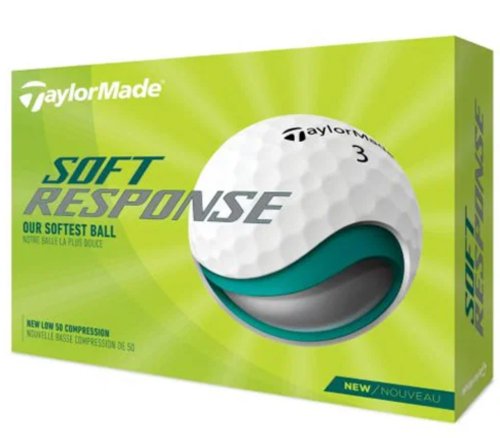 TaylorMade Soft Response Golf Balls - White