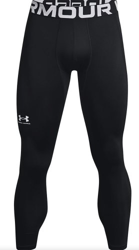 Under Armour ColdGear Compression Golf Leggings - Black/White (001)
