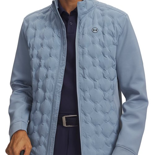 Under Armour Drive Down Hybrid Golf Jacket - Blue Wind/Black (448)