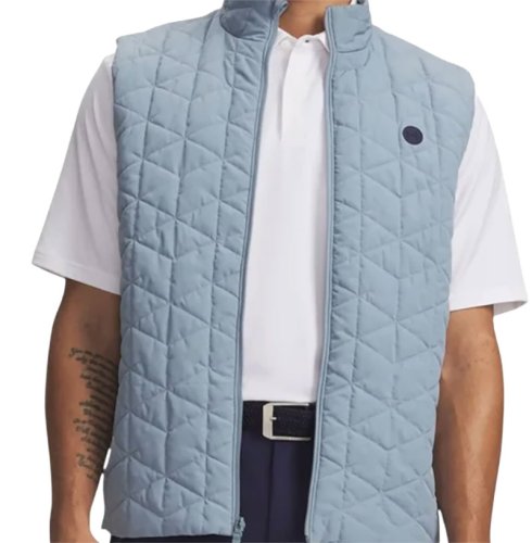 Under Armour Drive Pro Insulated Golf Vest - Blue Wind/Midnight Navy (448)