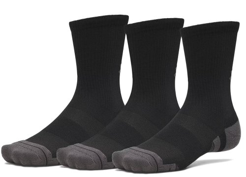 Under Armour Performance Tech 3-Pack Golf Socks - Ultimate Black/Jet Gray (008)